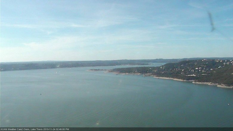 Lake Travis webcam, November 24, 2019 2:45 PM CT
