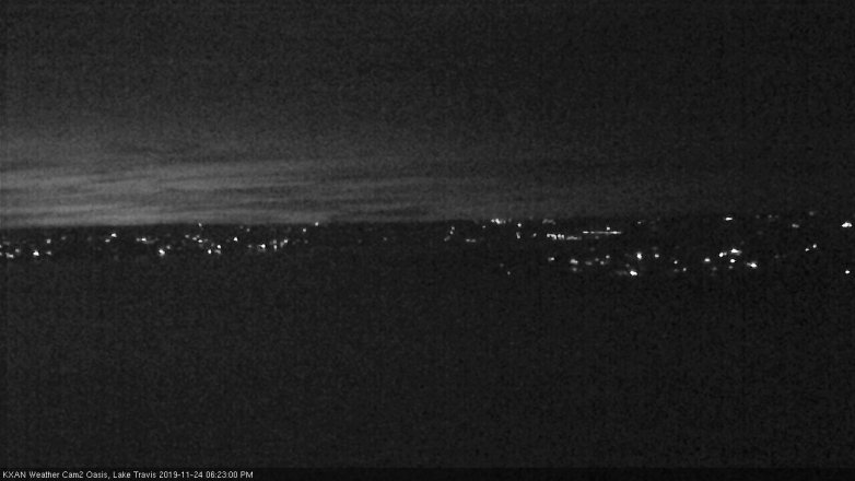 Lake Travis webcam, November 24, 2019 6:25 PM CT