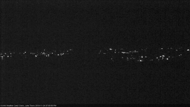 Lake Travis webcam, November 24, 2019 7:00 PM CT