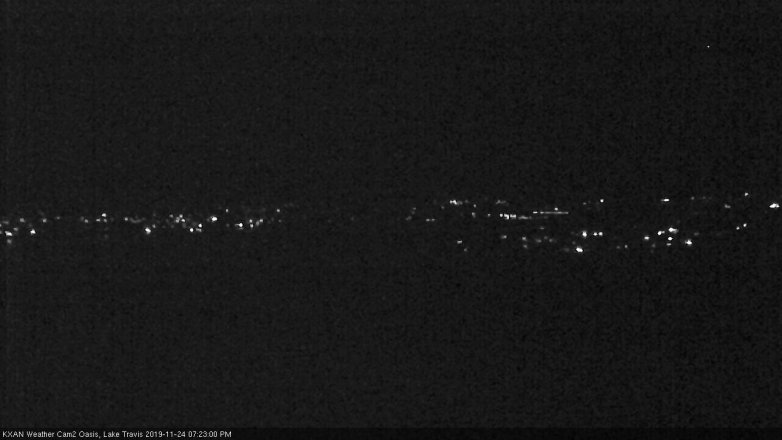 Lake Travis webcam, November 24, 2019 7:25 PM CT