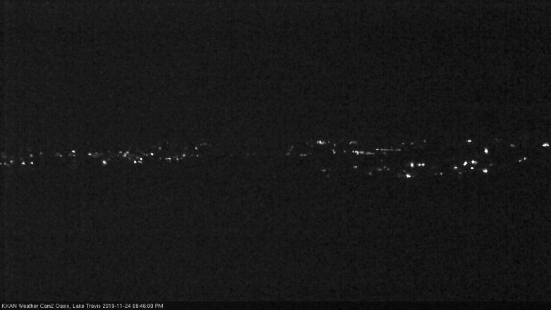 Lake Travis webcam, November 24, 2019 8:45 PM CT