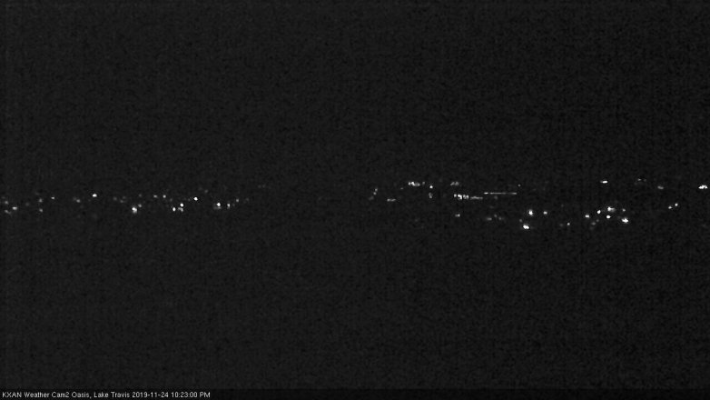 Lake Travis webcam, November 24, 2019 10:25 PM CT