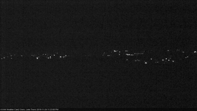 Lake Travis webcam, November 24, 2019 11:25 PM CT