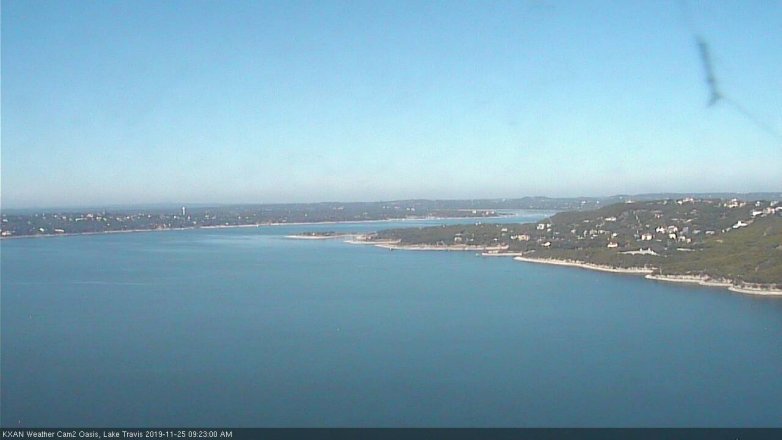 Lake Travis webcam, November 25, 2019 9:25 AM CT
