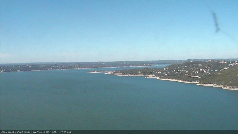 Lake Travis webcam, November 25, 2019 11:25 AM CT