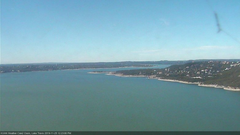 Lake Travis webcam, November 25, 2019 12:25 PM CT