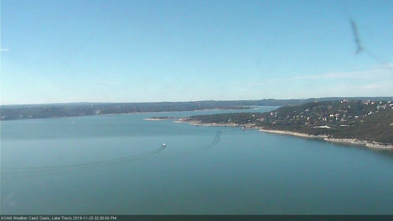 Lake Travis webcam, November 25, 2019 2:00 PM CT