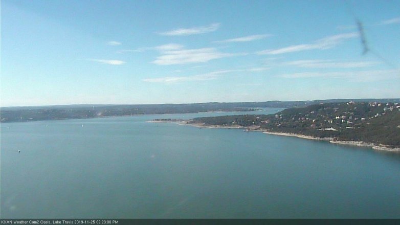 Lake Travis webcam, November 25, 2019 2:25 PM CT