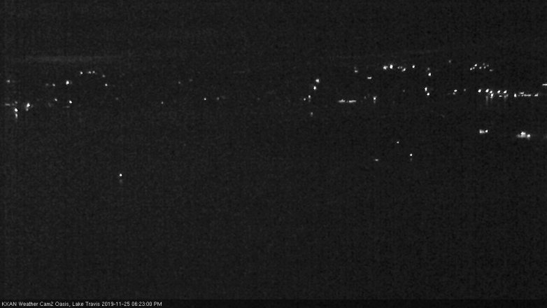 Lake Travis webcam, November 25, 2019 6:25 PM CT