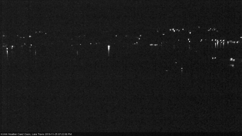 Lake Travis webcam, November 25, 2019 7:25 PM CT