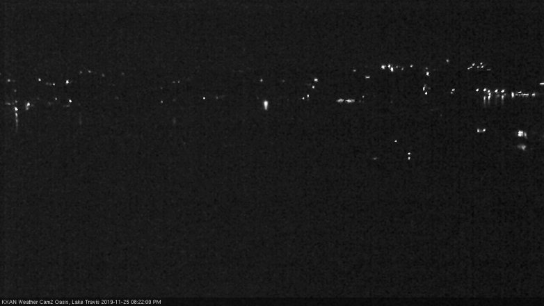 Lake Travis webcam, November 25, 2019 8:25 PM CT