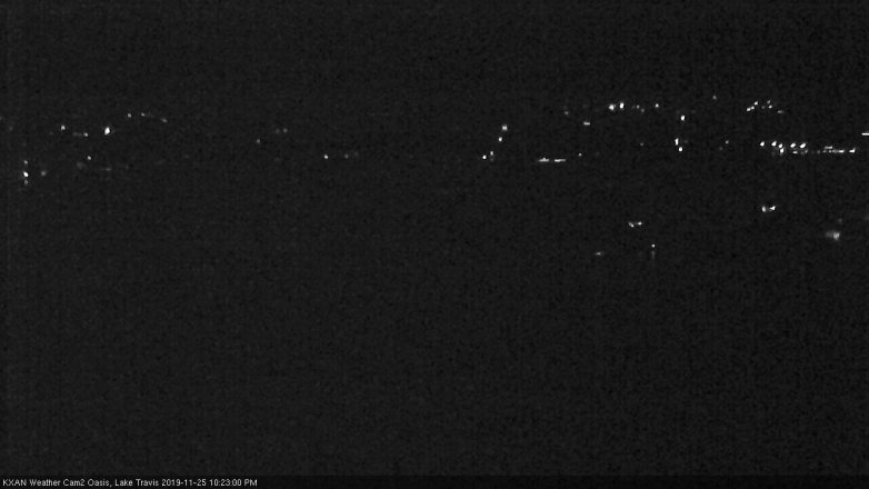 Lake Travis webcam, November 25, 2019 10:25 PM CT