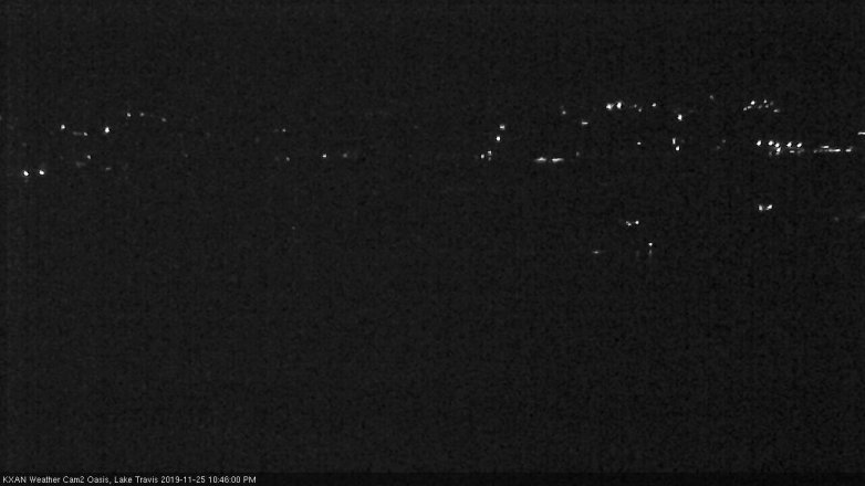 Lake Travis webcam, November 25, 2019 10:45 PM CT