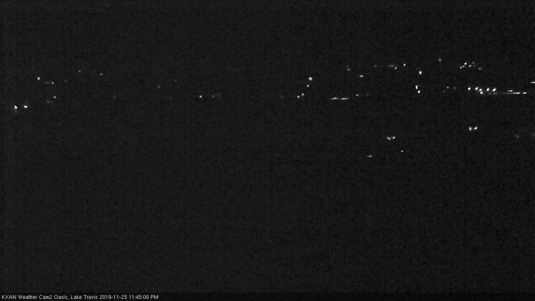 Lake Travis webcam, November 25, 2019 11:45 PM CT