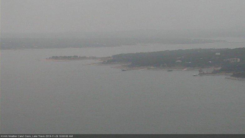 Lake Travis webcam, November 26, 2019 10:00 AM CT