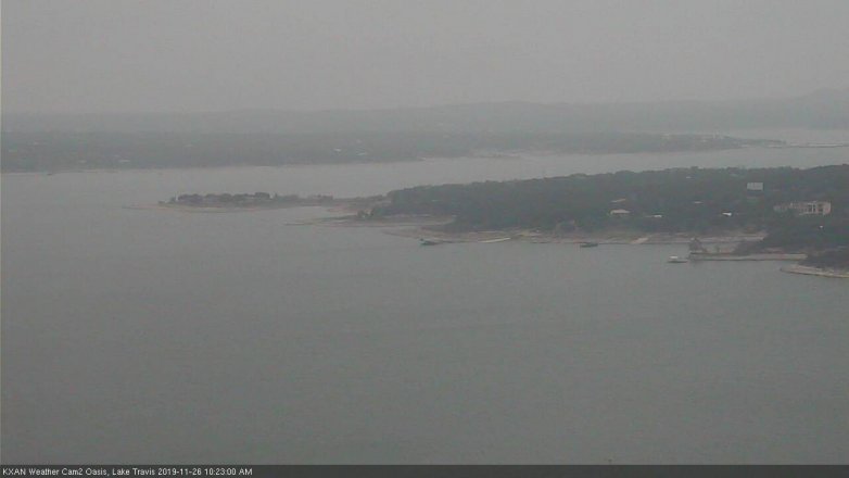 Lake Travis webcam, November 26, 2019 10:25 AM CT
