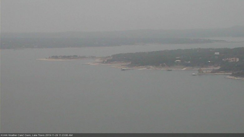 Lake Travis webcam, November 26, 2019 11:25 AM CT