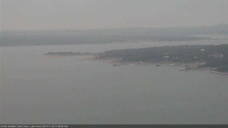 Lake Travis webcam, November 26, 2019 11:45 AM CT