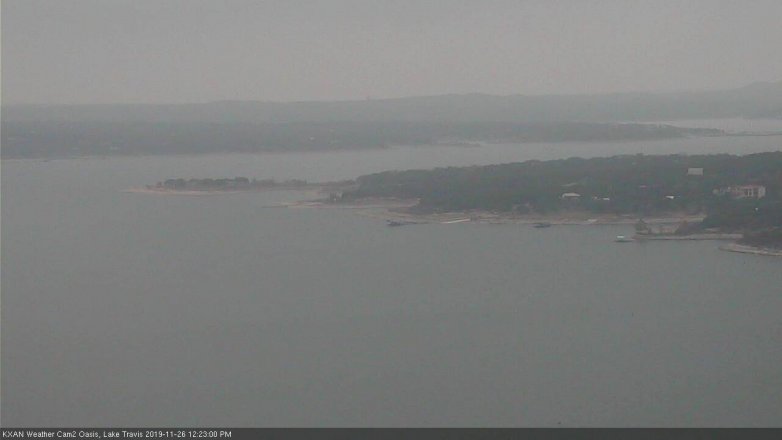 Lake Travis webcam, November 26, 2019 12:25 PM CT