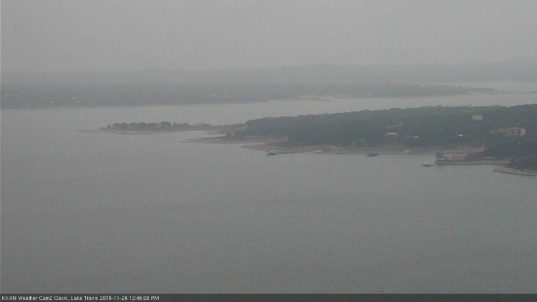 Lake Travis webcam, November 26, 2019 12:45 PM CT