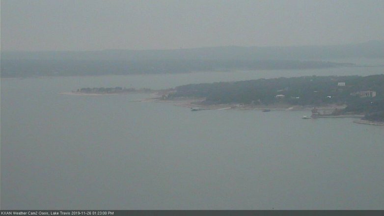 Lake Travis webcam, November 26, 2019 1:25 PM CT