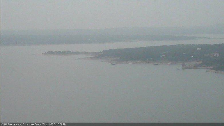 Lake Travis webcam, November 26, 2019 1:45 PM CT
