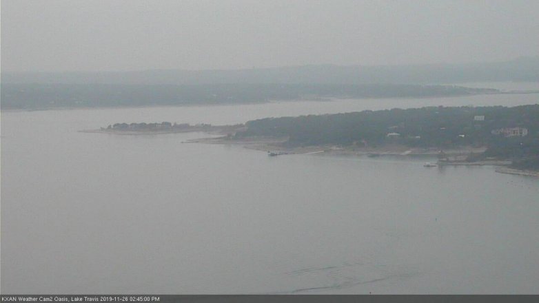 Lake Travis webcam, November 26, 2019 2:45 PM CT