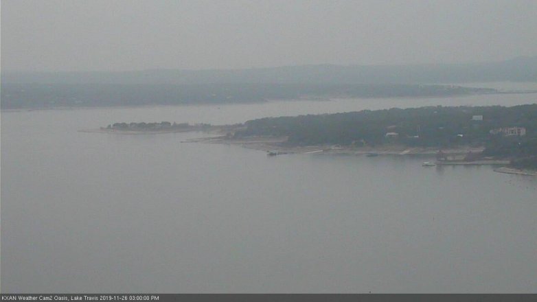 Lake Travis webcam, November 26, 2019 3:00 PM CT