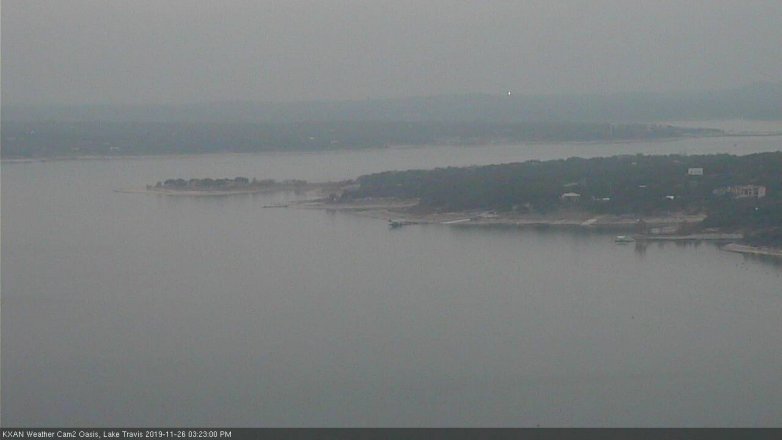 Lake Travis webcam, November 26, 2019 3:25 PM CT