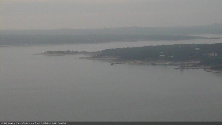 Lake Travis webcam, November 26, 2019 4:25 PM CT