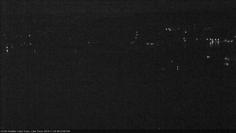 Lake Travis webcam, November 26, 2019 6:25 PM CT