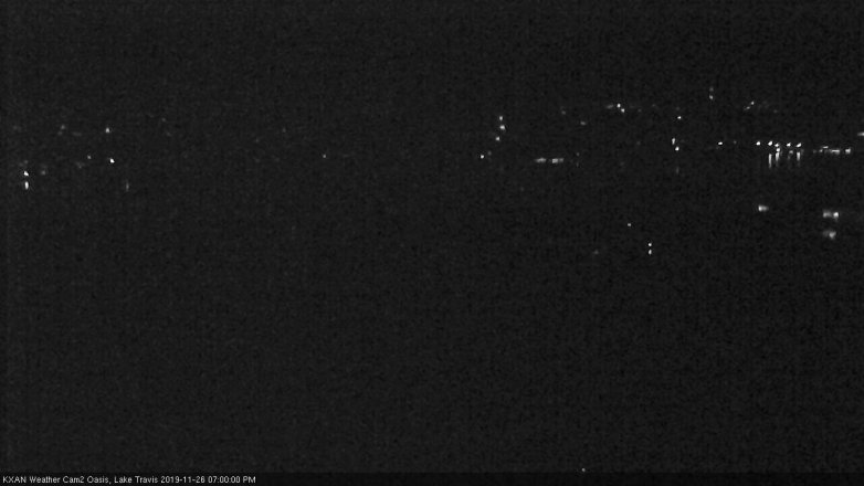Lake Travis webcam, November 26, 2019 7:00 PM CT