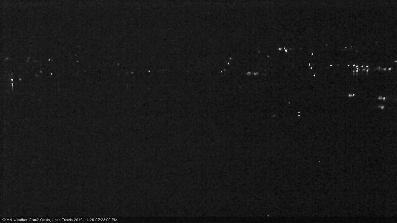 Lake Travis webcam, November 26, 2019 7:25 PM CT