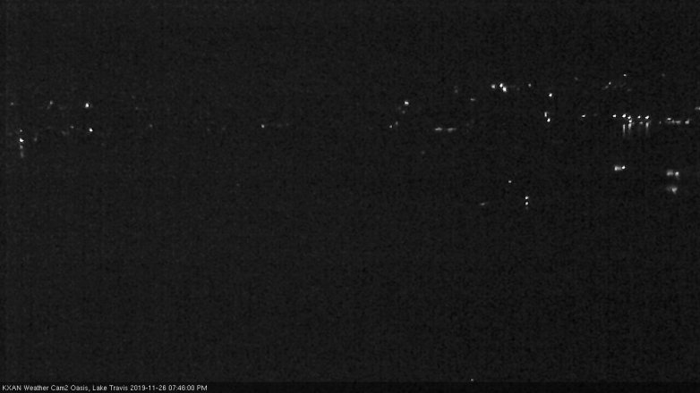 Lake Travis webcam, November 26, 2019 7:45 PM CT