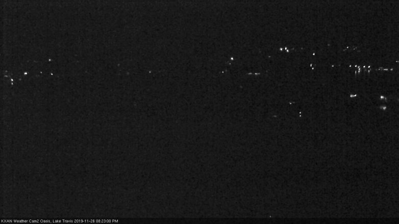 Lake Travis webcam, November 26, 2019 8:25 PM CT