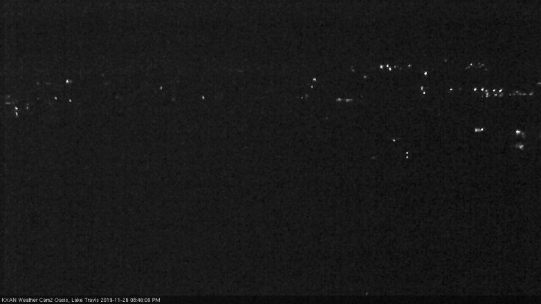 Lake Travis webcam, November 26, 2019 8:45 PM CT