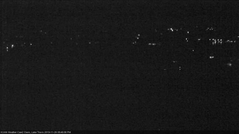 Lake Travis webcam, November 26, 2019 9:45 PM CT
