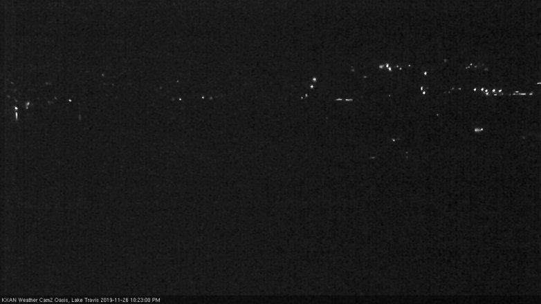 Lake Travis webcam, November 26, 2019 10:25 PM CT