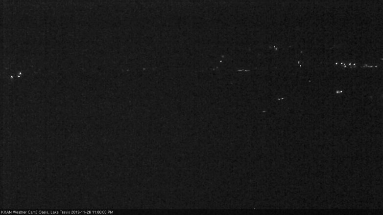 Lake Travis webcam, November 26, 2019 11:00 PM CT