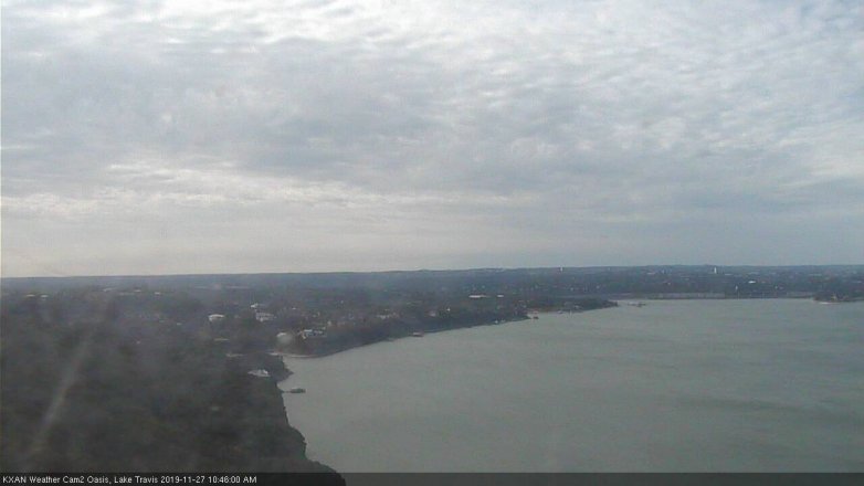 Lake Travis webcam, November 27, 2019 10:45 AM CT