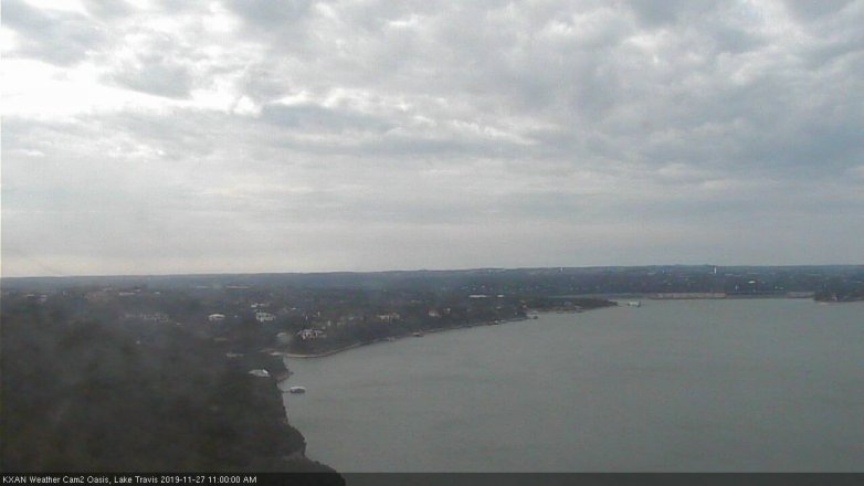 Lake Travis webcam, November 27, 2019 11:00 AM CT
