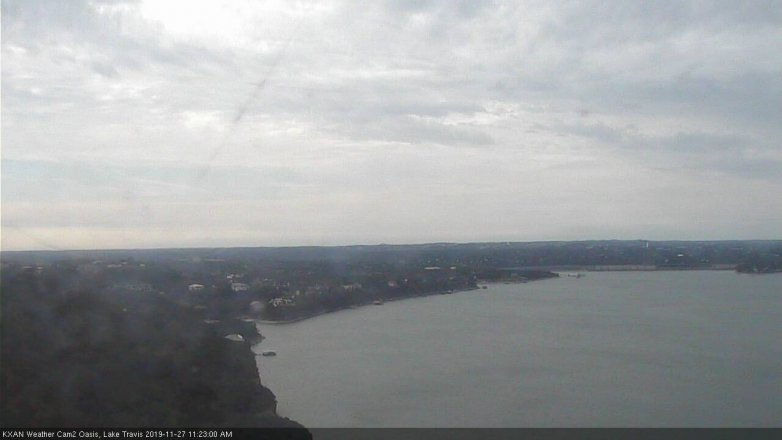 Lake Travis webcam, November 27, 2019 11:25 AM CT