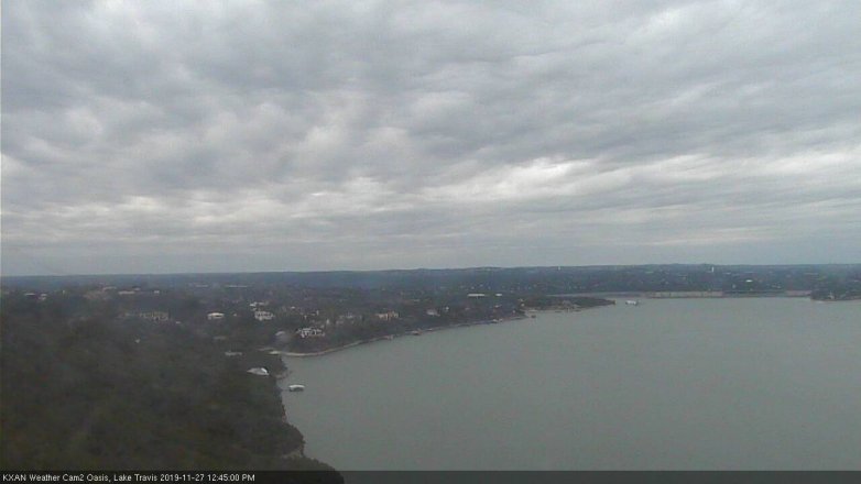 Lake Travis webcam, November 27, 2019 12:45 PM CT