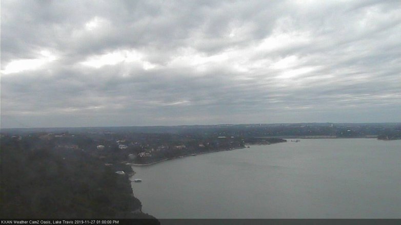 Lake Travis webcam, November 27, 2019 1:00 PM CT