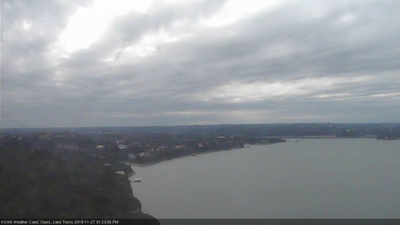 Lake Travis webcam, November 27, 2019 1:25 PM CT