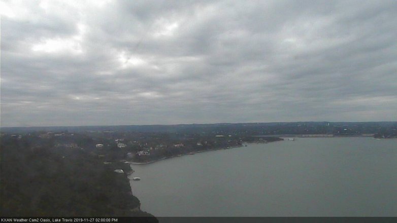 Lake Travis webcam, November 27, 2019 2:00 PM CT
