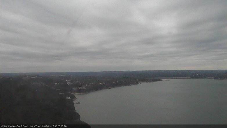 Lake Travis webcam, November 27, 2019 3:25 PM CT