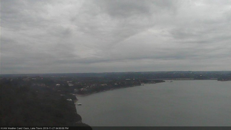 Lake Travis webcam, November 27, 2019 4:00 PM CT