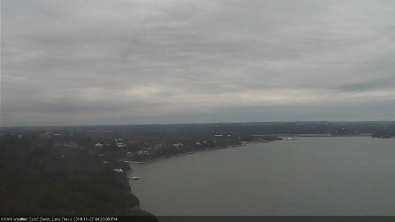 Lake Travis webcam, November 27, 2019 4:25 PM CT