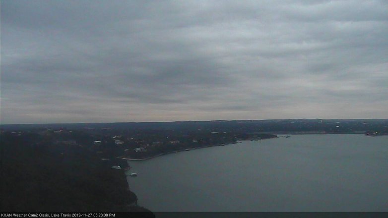 Lake Travis webcam, November 27, 2019 5:25 PM CT